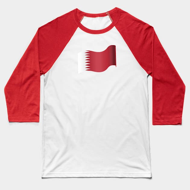 Qatar Baseball T-Shirt by traditionation